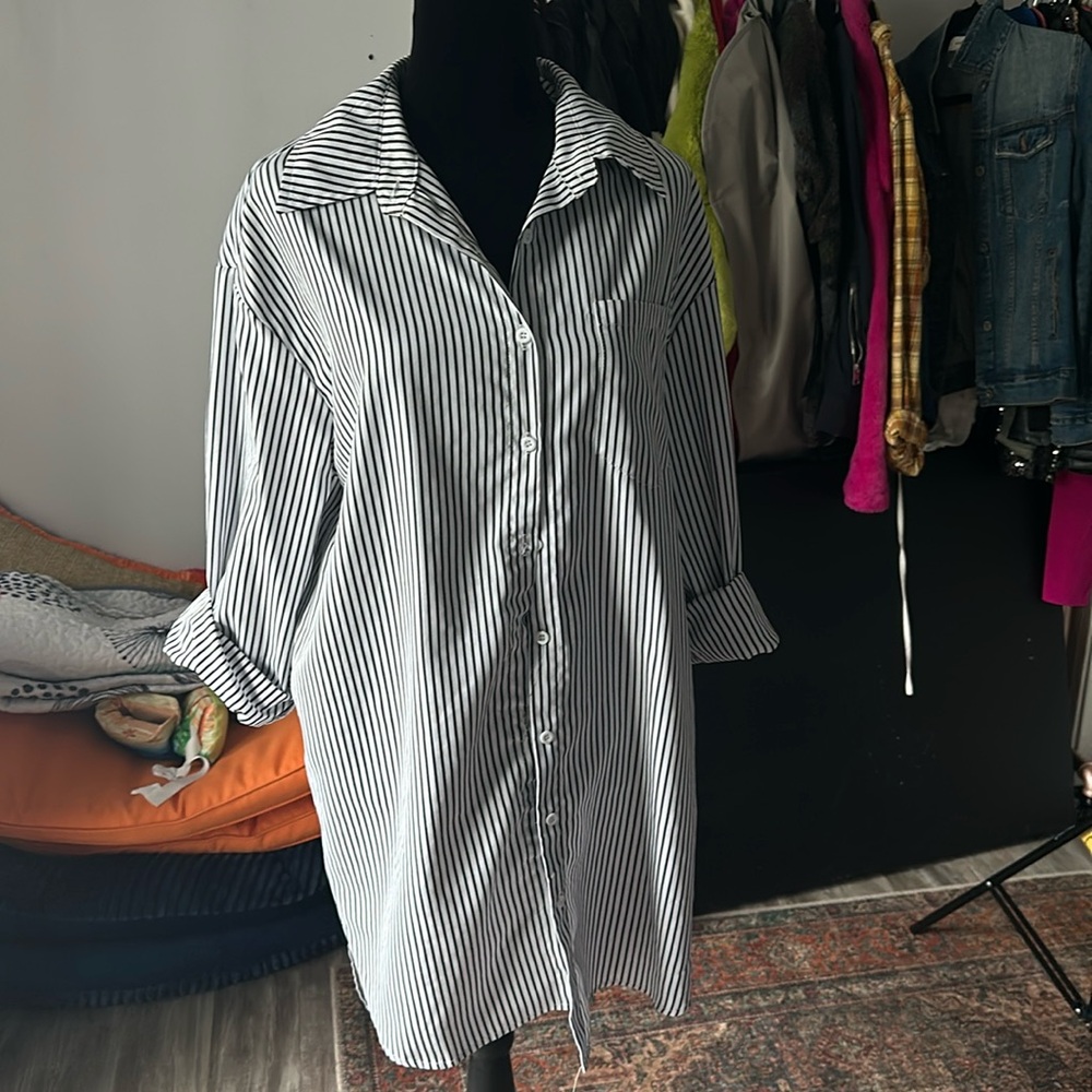 Button down shirt dress